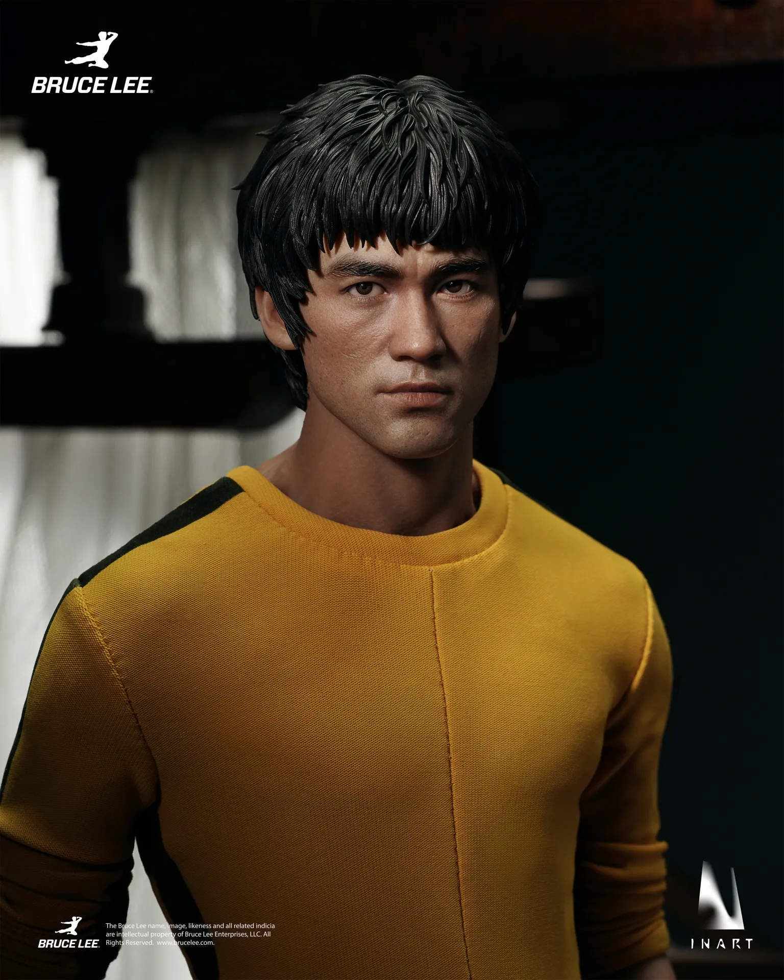 BRUCE LEE (YELLOW JUMPSUIT) - FIGURA 1/6 27,5 CM - INART - Imagen 15
