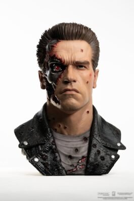 REPLIK T-800 MODEL 101 BATTLE DAMAGED ART MASK – TERMINATOR 2 – 1/1 – PURE ARTS