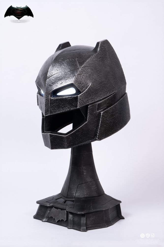 BATMAN V SUPERMAN: DAWN OF JUSTICE ARMORED BATMAN HELMET - JUSTICE LEAGUE - RÉPLICA 1/1 - PURE ARTS - Imagen 2