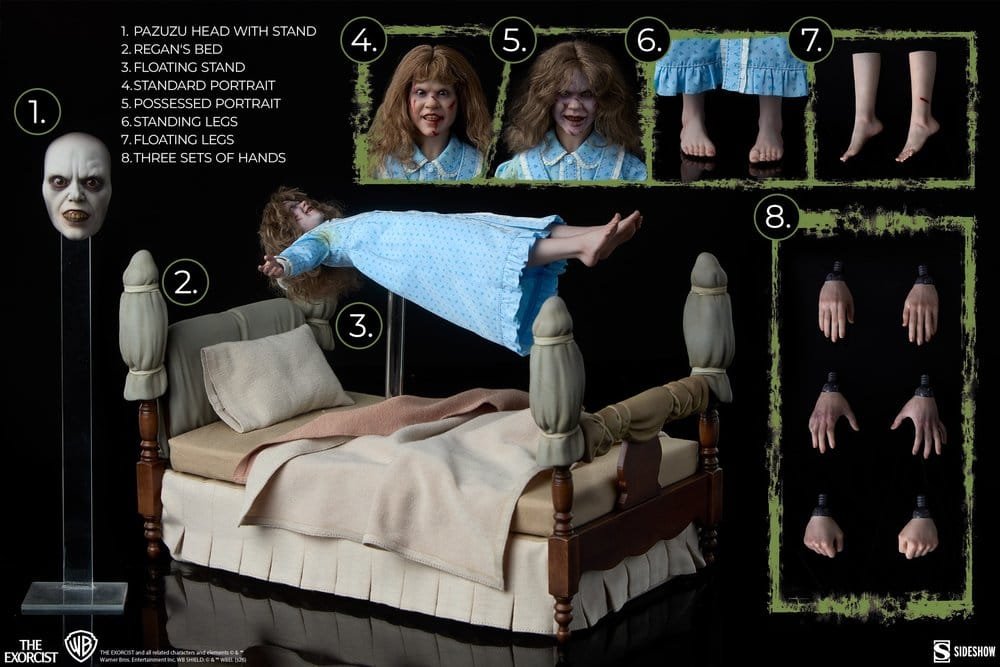 REGAN MACNEIL (DELUXE EDITION) - EL EXORCISTA - 1/6 23 CM - SIDESHOW COLLECTIBLES - Imagen 7