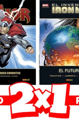 PARCK 2X1 MARVEL DELUXE THOR 01: DIOSES ERRANTES + MARVEL DELUXE IRON MAN 08: EL FUTURO