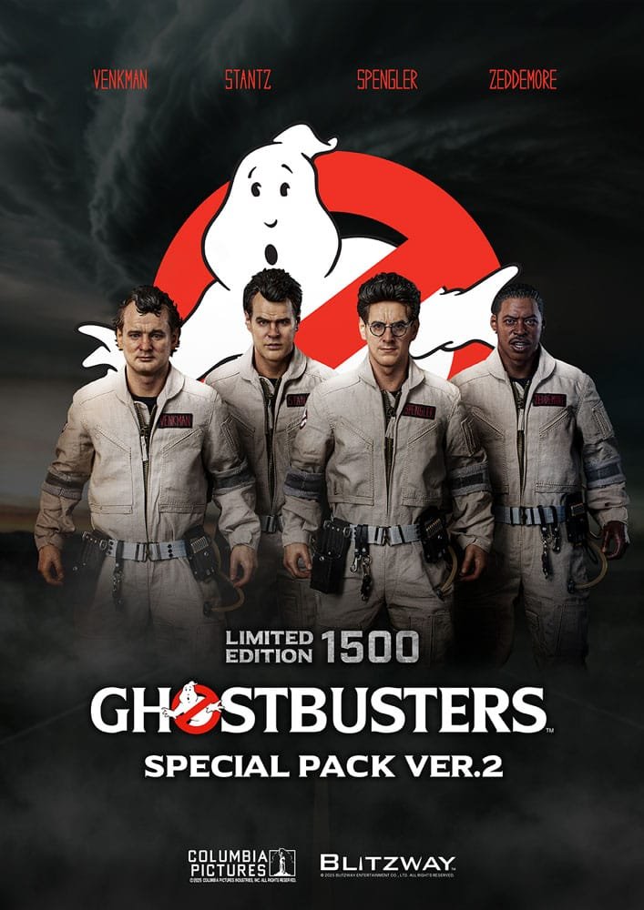 LOS CAZAFANTASMAS PACK DE 4 FIGURAS PREMIUM UMS VENKMAN, STANTZ, SPENGLER, ZEDDEMORE VER. 2 - CAZAFANTASMAS - 1/6 - BLITZWAY