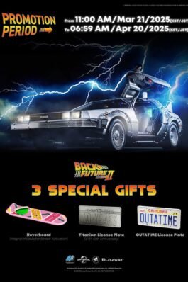 TIME MACHINE VEHÍCULO – REGRESO AL FUTURO II – 1/6 – BLITZWAY