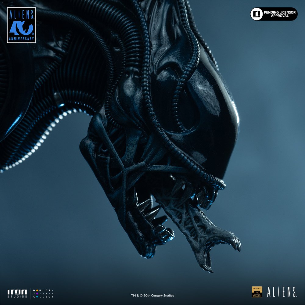 ALIEN XENOMORPH WARRIOR VS CORPORAL DWAYNE HICKS DELUXE - ALIEN 2 - ART SCALE 1/10 - IRON STUDIOS - Imagen 11