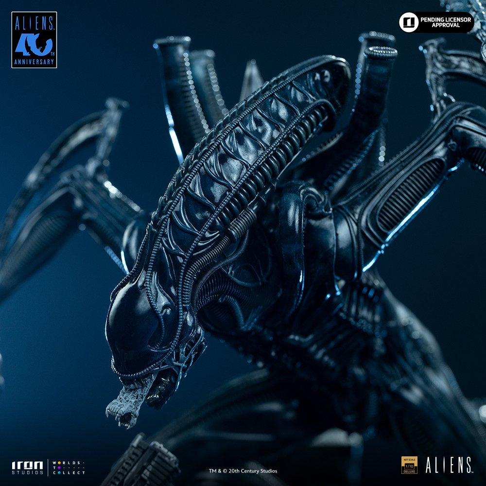 ALIEN XENOMORPH WARRIOR VS CORPORAL DWAYNE HICKS DELUXE - ALIEN 2 - ART SCALE 1/10 - IRON STUDIOS - Imagen 15
