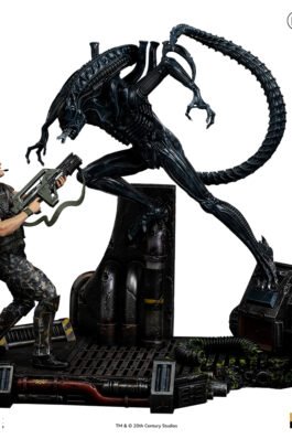 ALIEN XENOMORPH WARRIOR VS CORPORAL DWAYNE HICKS DELUXE – ALIEN 2 – ART SCALE 1/10 – IRON STUDIOS