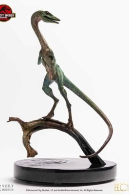 COMPSOGNATHUS BRONZE – JURASSIC PARK 2: EL MUNDO PERDIDO – 2/3 – ELITE CREATURE COLLECTIBLES