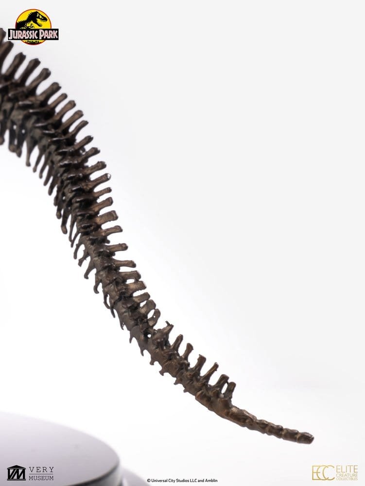 PARQUE JURÁSICO TRICERATOPS FOSSIL SKELETON BRONZE - JURASSIC PARK - ESTATUA 1/24 - ELITE CREATURE COLLECTIBLES - Imagen 9