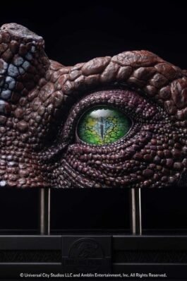 PARQUE JURÁSICO III RÉPLICA SPINOSAURUS EYE PROP (REPRODUCTION) – JURASSIC PARK – 1/1 – ELITE CREATURE COLLECTIBLES
