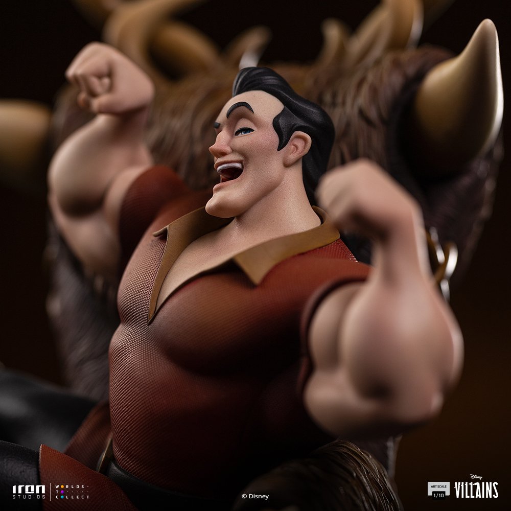 GASTON - DISNEY'S VILLAINS - ART SCALE 1/10 - IRON STUDIOS - Imagen 5