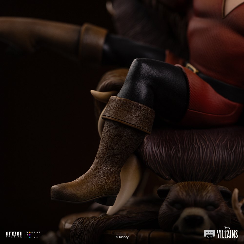 GASTON - DISNEY'S VILLAINS - ART SCALE 1/10 - IRON STUDIOS - Imagen 9