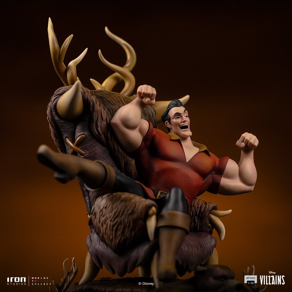 GASTON - DISNEY'S VILLAINS - ART SCALE 1/10 - IRON STUDIOS - Imagen 15