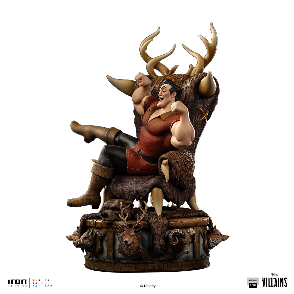 GASTON - DISNEY'S VILLAINS - ART SCALE 1/10 - IRON STUDIOS - Imagen 2