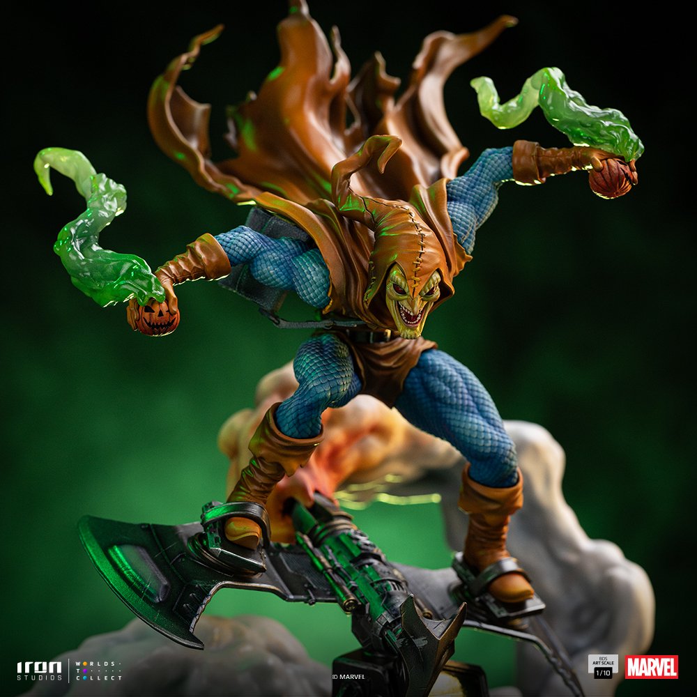 HOBGOBLIN - SPIDER-MAN VS VILLAINS - MARVEL COMICS - ART SCALE 1/10 - IRON STUDIOS - Imagen 9