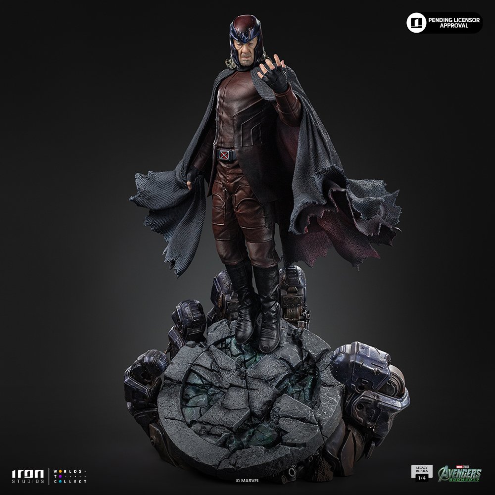 MAGNETO - AVENGERS: DOOMSDAY - LEGACY REPLICA 1/4 - IRON STUDIOS - Imagen 6