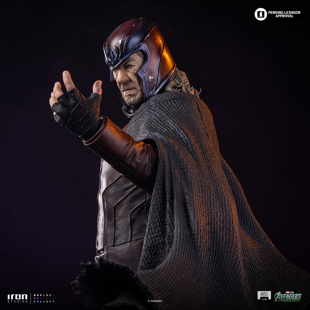 MAGNETO - AVENGERS: DOOMSDAY - LEGACY REPLICA 1/4 - IRON STUDIOS - Imagen 9