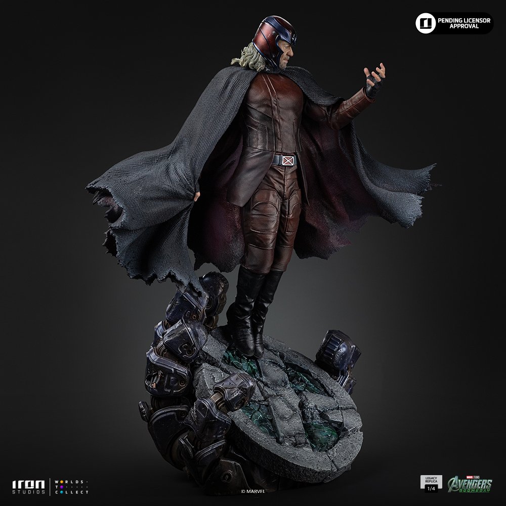 MAGNETO - AVENGERS: DOOMSDAY - LEGACY REPLICA 1/4 - IRON STUDIOS - Imagen 10