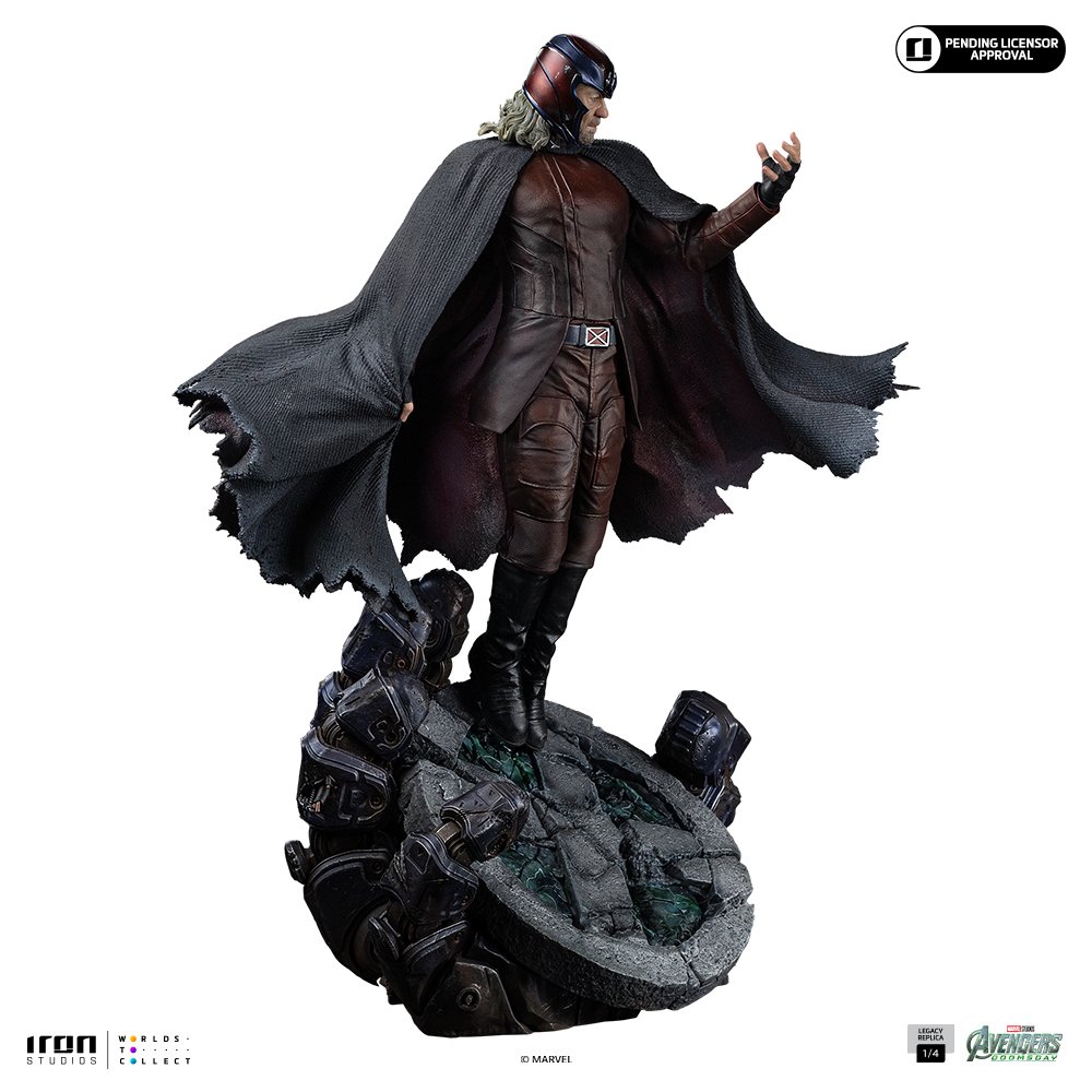 MAGNETO - AVENGERS: DOOMSDAY - LEGACY REPLICA 1/4 - IRON STUDIOS - Imagen 3