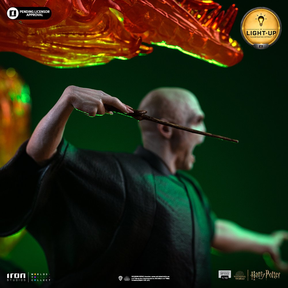 VOLDEMORT UNLEASHED - HARRY POTTER - ART SCALE 1/10 - IRON STUDIOS - Imagen 6