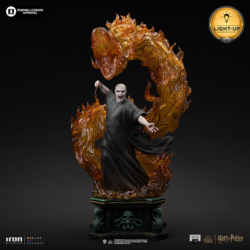 VOLDEMORT UNLEASHED - HARRY POTTER - ART SCALE 1/10 - IRON STUDIOS - Imagen 7