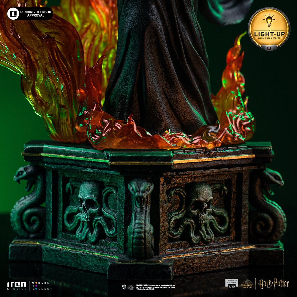 VOLDEMORT UNLEASHED - HARRY POTTER - ART SCALE 1/10 - IRON STUDIOS - Imagen 9