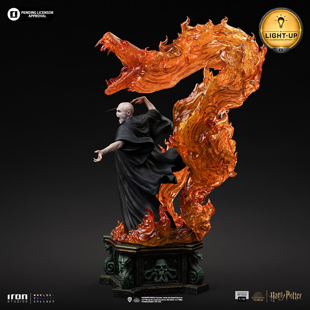 VOLDEMORT UNLEASHED - HARRY POTTER - ART SCALE 1/10 - IRON STUDIOS - Imagen 10