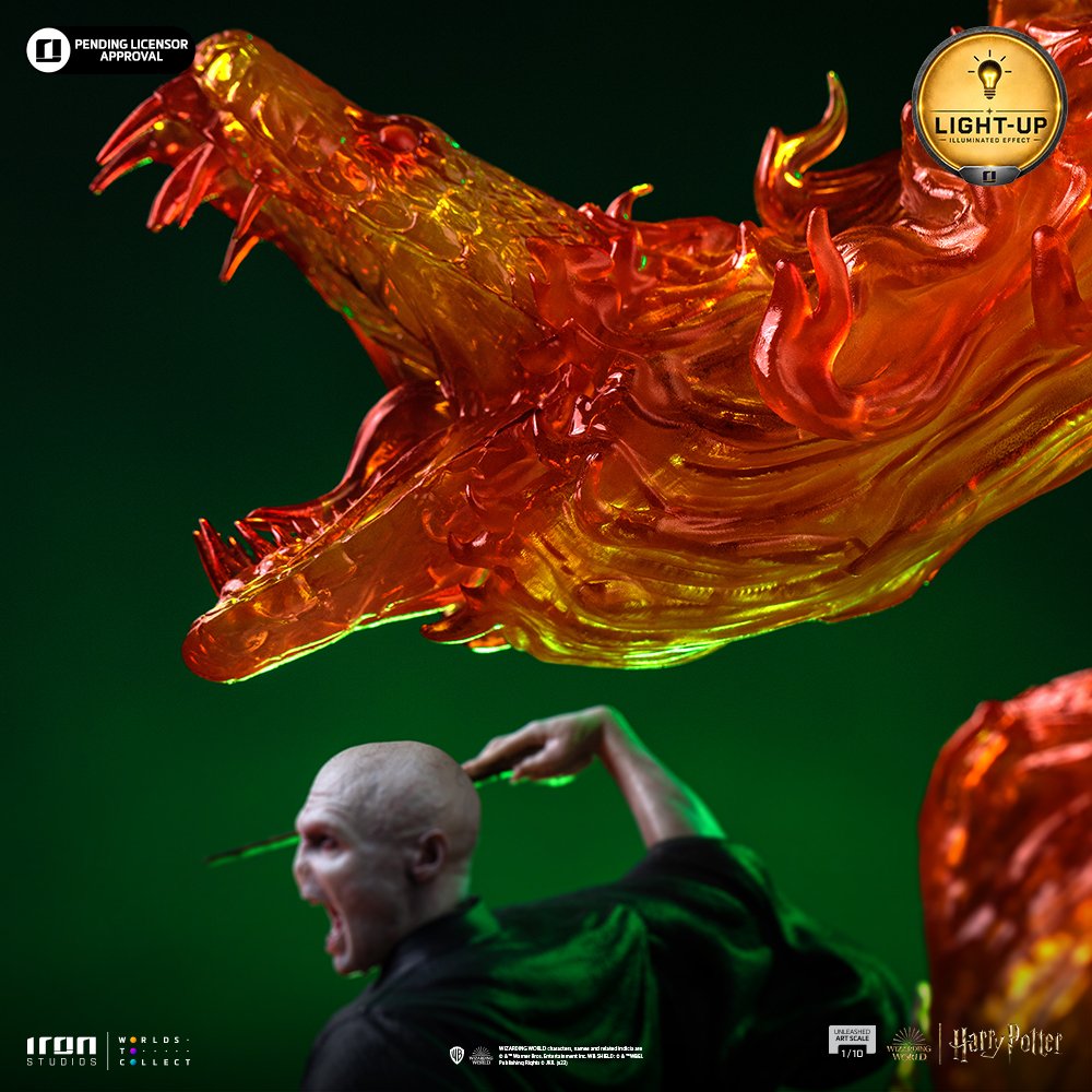 VOLDEMORT UNLEASHED - HARRY POTTER - ART SCALE 1/10 - IRON STUDIOS - Imagen 11