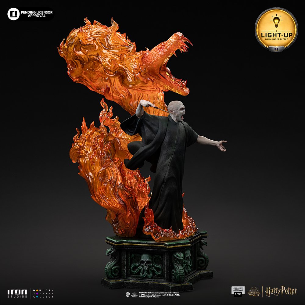 VOLDEMORT UNLEASHED - HARRY POTTER - ART SCALE 1/10 - IRON STUDIOS - Imagen 12