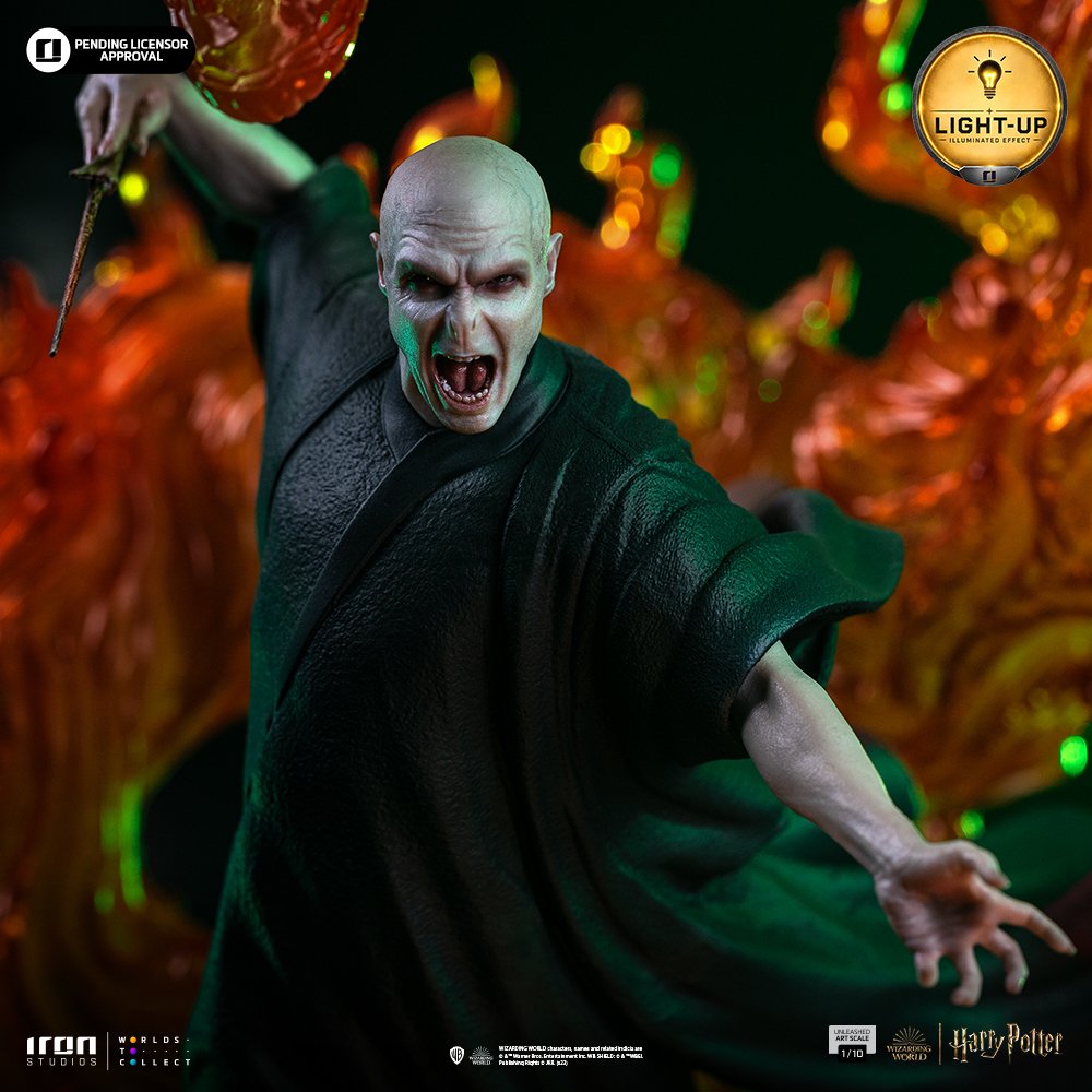 VOLDEMORT UNLEASHED - HARRY POTTER - ART SCALE 1/10 - IRON STUDIOS - Imagen 13