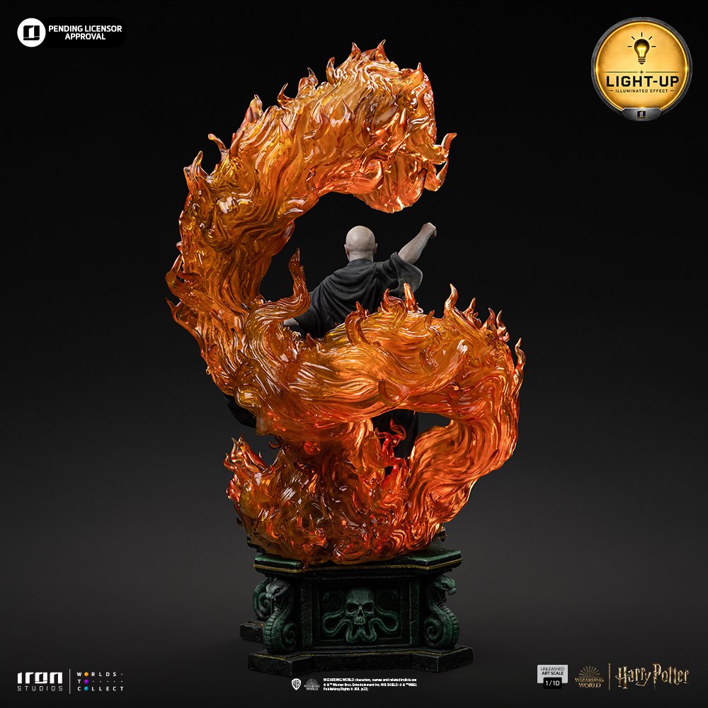 VOLDEMORT UNLEASHED - HARRY POTTER - ART SCALE 1/10 - IRON STUDIOS - Imagen 14