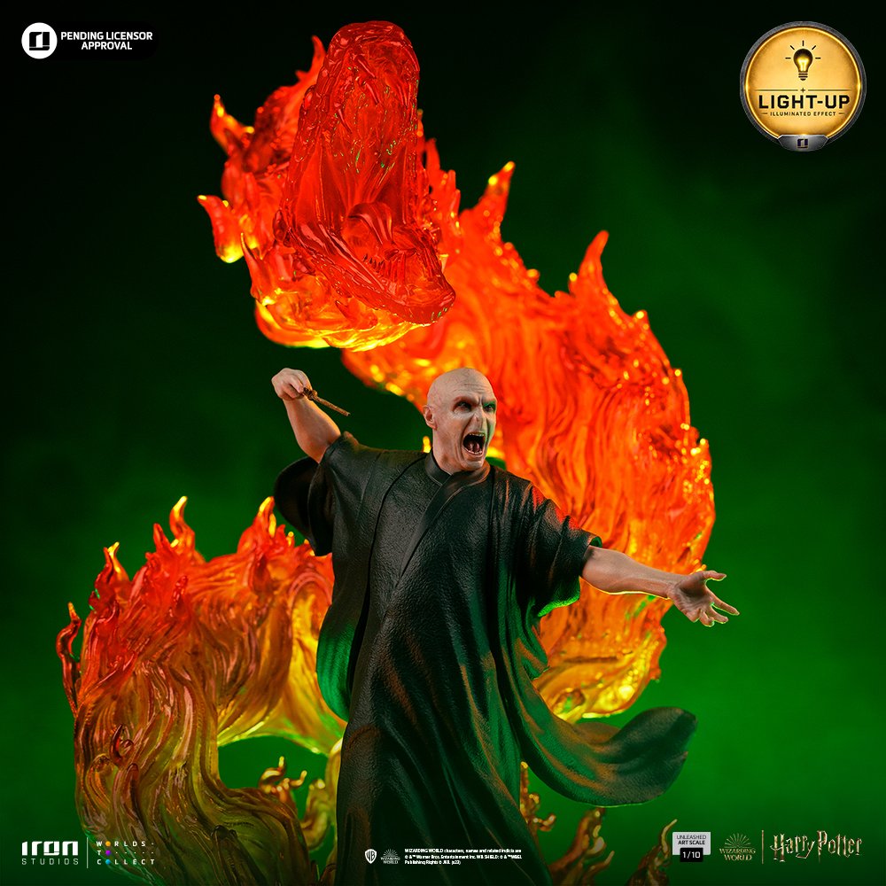 VOLDEMORT UNLEASHED - HARRY POTTER - ART SCALE 1/10 - IRON STUDIOS - Imagen 15