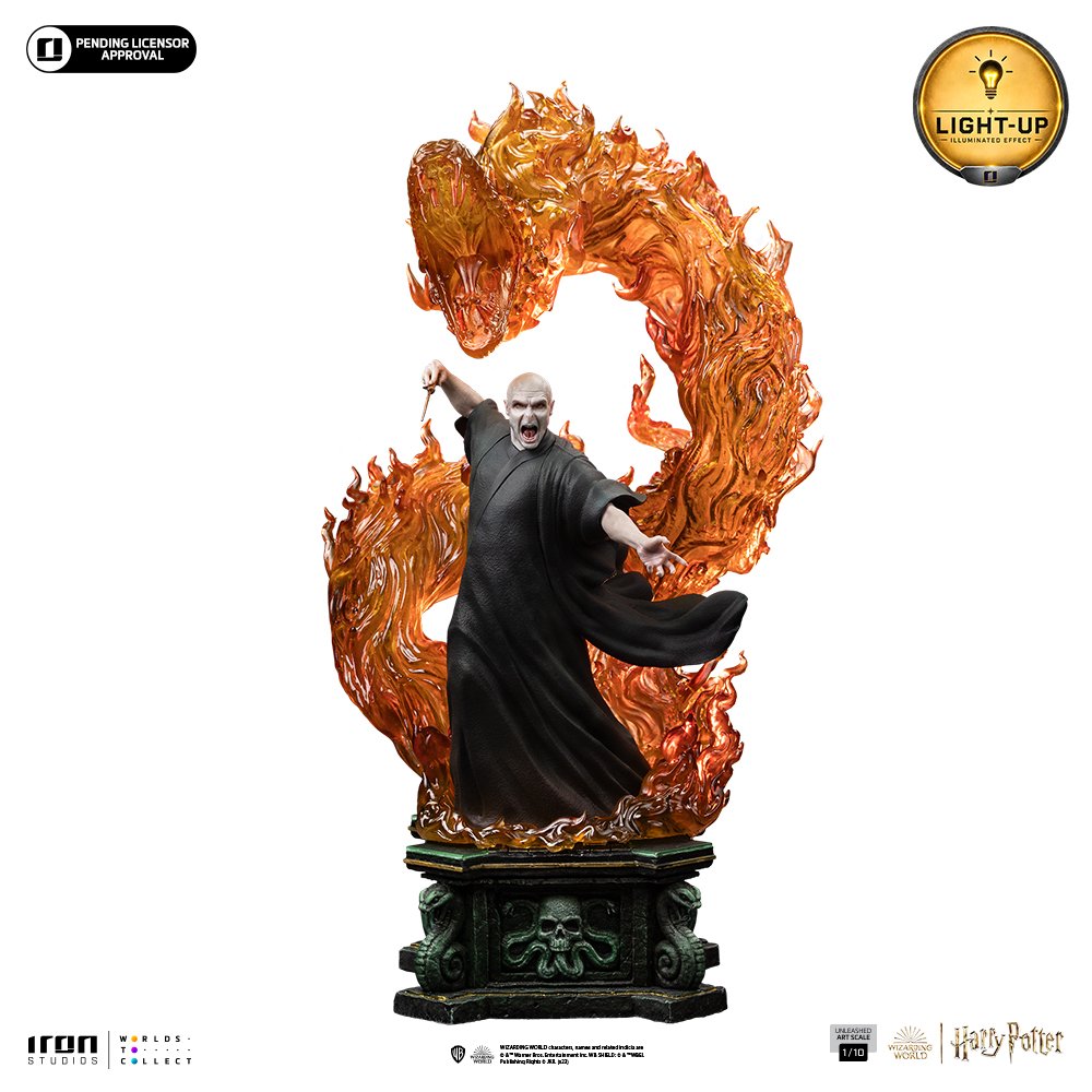 VOLDEMORT UNLEASHED - HARRY POTTER - ART SCALE 1/10 - IRON STUDIOS - Imagen 2