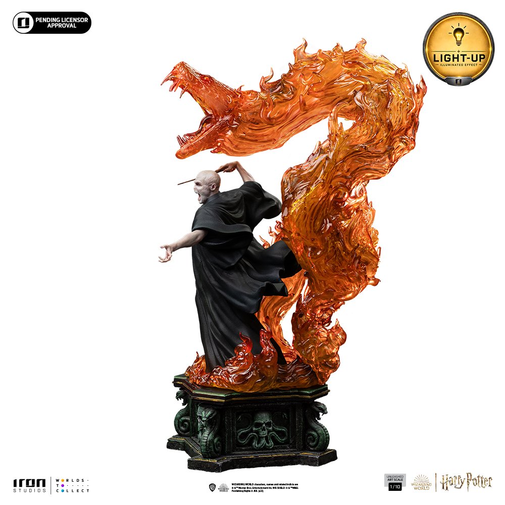 VOLDEMORT UNLEASHED - HARRY POTTER - ART SCALE 1/10 - IRON STUDIOS - Imagen 3