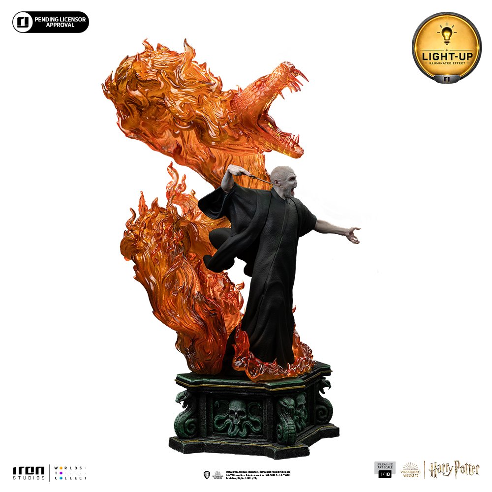VOLDEMORT UNLEASHED - HARRY POTTER - ART SCALE 1/10 - IRON STUDIOS - Imagen 4