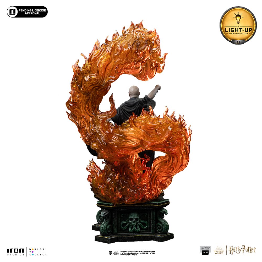 VOLDEMORT UNLEASHED - HARRY POTTER - ART SCALE 1/10 - IRON STUDIOS - Imagen 5